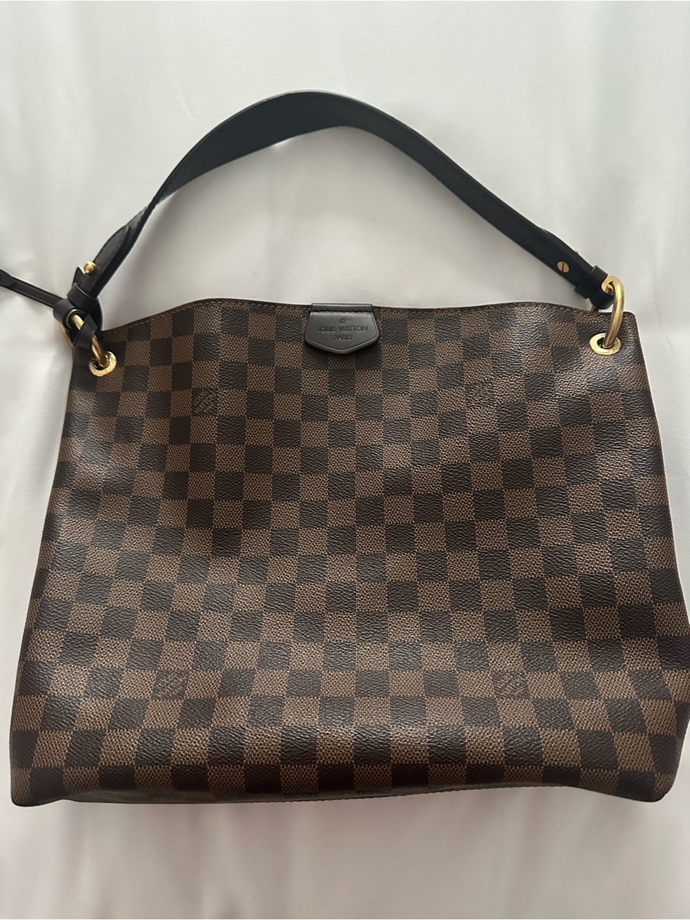 Louis Vuitton Brown Damier Ebene Shoulder Bag